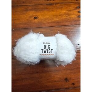 Big Twist Serene Yarn White Polyester Polyamide Craft Knitting Crochet